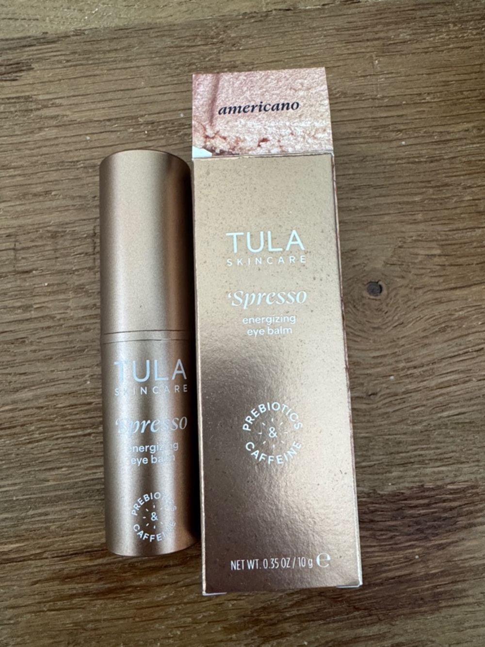 Tula ‘Spresso eye balm